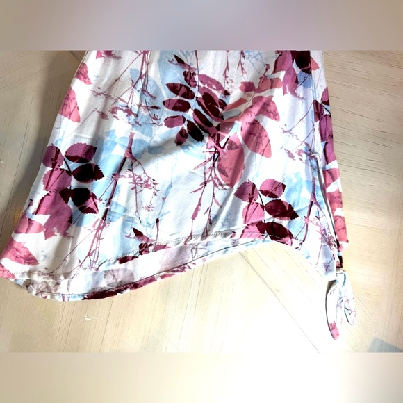 Rewash Brand Floral Smocked-Waist Cropped Wide-Leg Pants 🌸 Size M - Picture 5 of 16